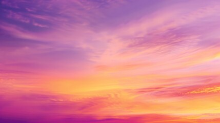 Obraz premium Sunset Sky with Vibrant Hues