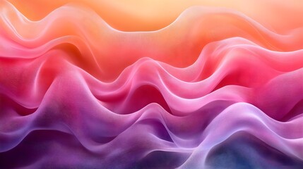 Obraz premium A layered effect of transparent ribbons flowing horizontally.