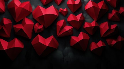 Obraz premium 3d pink hearts,Valentine's Day or wedding,pink heart y2k style isolated on white background,Love concept,romantic,Holiday celebration.