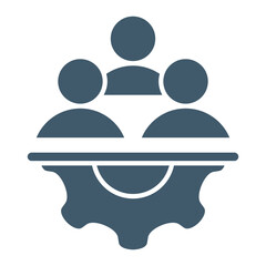 Work Force  Icon Element For Design