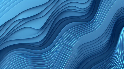 Abstract blue waves with layered textures creating a dynamic visual effect.