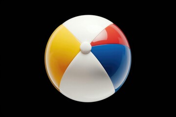 Fototapeta premium A Colorful Three Dimensional Sphere Divided into Four Distinct Panels