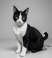  Adorable White Cat Portrait - Cute Domestic Kitten