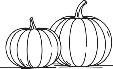 pumpkin isolated on white background