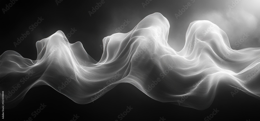 Poster monochromatic abstract gradient texture background with soft lighting for stylish banner and poster 