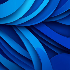 Obraz premium abstract background with waves, generative AI illustration