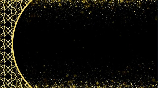 Islamic background video 4K. Ramadan background video
