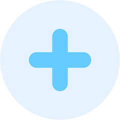 Obraz premium Vector Icon Add, circle, plus, addition, new