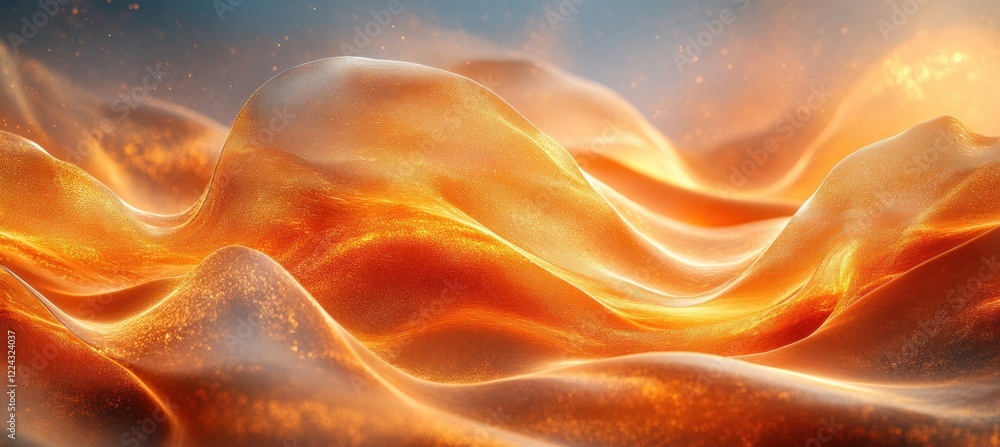 Aufkleber abstract smooth gradient background with soft lighting in shades of copper and bronze for minimalist