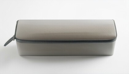 Pencil box mockup on a white background. Generated image