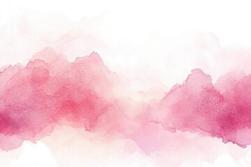 Obraz premium Soft Pastel Pink Watercolor Abstract Clouds with Gentle Lighting