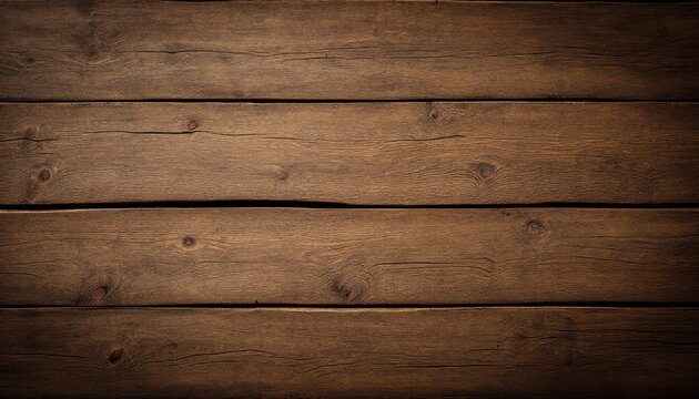 Rustic wooden planks background with natural texture and warm brown tones