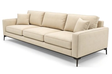 Fototapeta premium sofa isolated on white background