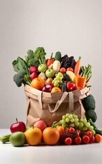 fruits and vegetables in basket