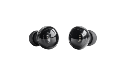 Modern wireless earbuds showcasing sleek design and advanced technology for music enthusiasts
