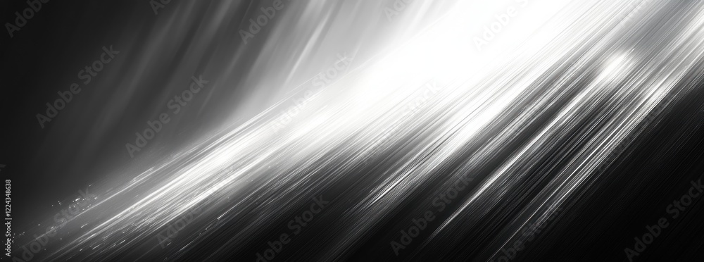 Poster monochrome abstract background high contrast dynamic design with grainy texture and soft gradients