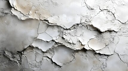 Obraz premium A minimal stucco texture with a smooth, organic look in warm gray.