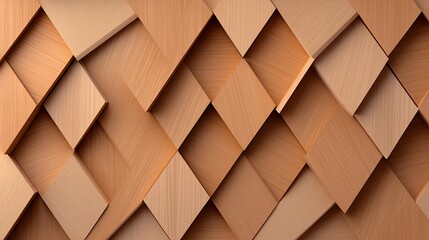 Abstract Wooden Geometric Pattern Background Texture