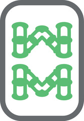 麻雀　索子　八索