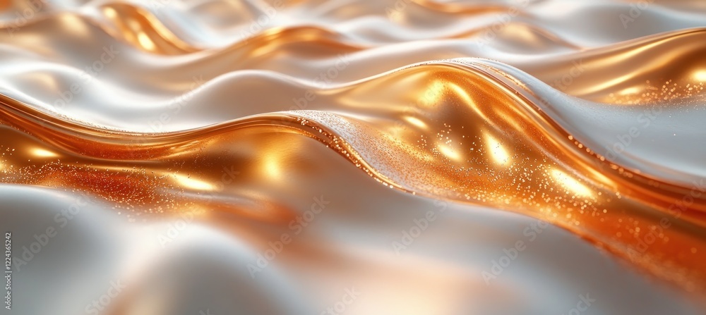 Poster abstract texture background with smooth gradients in copper and bronze warm atmosphere fluid shapes 
