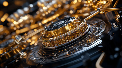 Quantum Computer Interior with Golden Components and Shadowed Depths-1