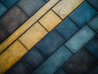 Diagonal Tile Pattern Background Illustration