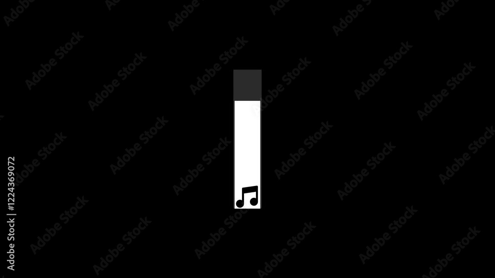 Poster mobile volume up slider bar animation.volume up down slider bar animation