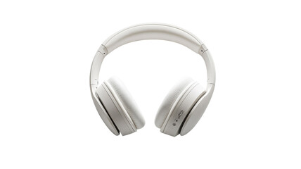 Experience immersive sound while exploring creativity with sleek white headphones in a quiet setting