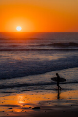Surfer at Sunset