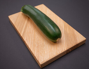 Zucchini fruit is mostly green, yellow-green or yellow in color and resembles a thick cucumber in shape. It is used primarily in gastronomy, in a large number of ways.