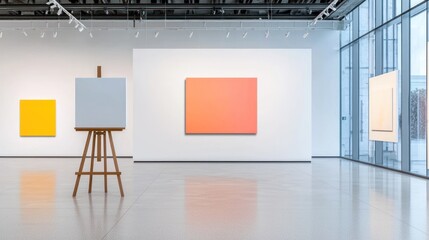 Modern Art Gallery Interior