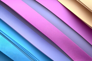 Abstract 3D Diagonal Stripes Background