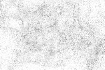 Black Comic Texture On White Background. Old Paper. Modern Dotted Futuristic Backdrop. Fade Noise Overlay. Half Tone Dust. Abstract Wall Grunge Pattern. Vector Illustration, EPS 10.