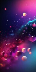 abstract background with stars
