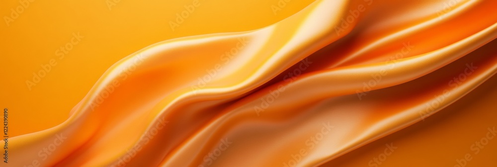 Poster Gradient Silk Waves Abstract Fluid Design for Modern Digital Art and Branding - Artistic Textures for Creative Marketing and Visual Content Enhancement