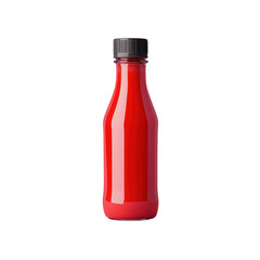 Isolated Bottle of Ketchup with Vibrant Red Color