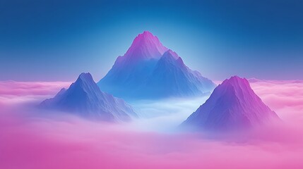 A peaceful desert with soft, pastel colors blending into the horizon as the sun sets.