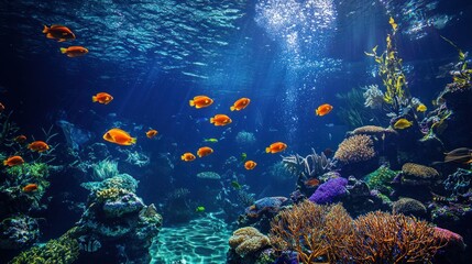 Vibrant Underwater Paradise: A Coral Reef Ecosystem