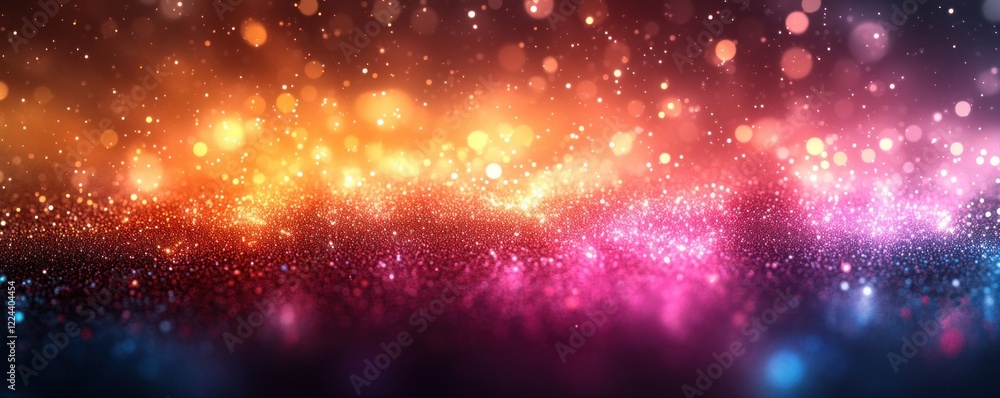 Poster abstract background holographic rainbow foil iridescent texture dreamy light colorful squares pixel 
