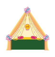 Haldi ceremony decorative setup