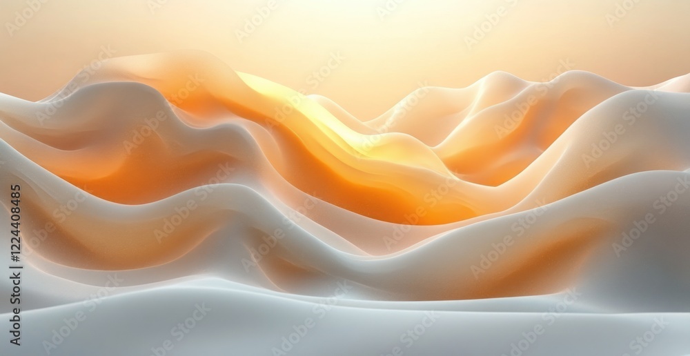 Poster vibrant gradient background with golden hues abstract noise texture design