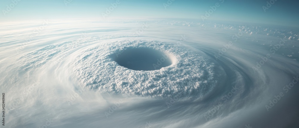 Aufkleber dynamic surveillance design swirling storm over rural towers - tech-driven meteorological analysis a