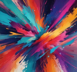 mesmerizing background abstract painting with bold brushstrokes and vibrant hues, colorful backgrounds, abstract art