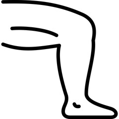 leg line icon
