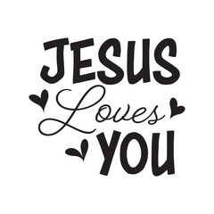 Obraz premium Jesus loves you, Bible Verse for print or use as poster, card, flyer, book cover or T Shirt