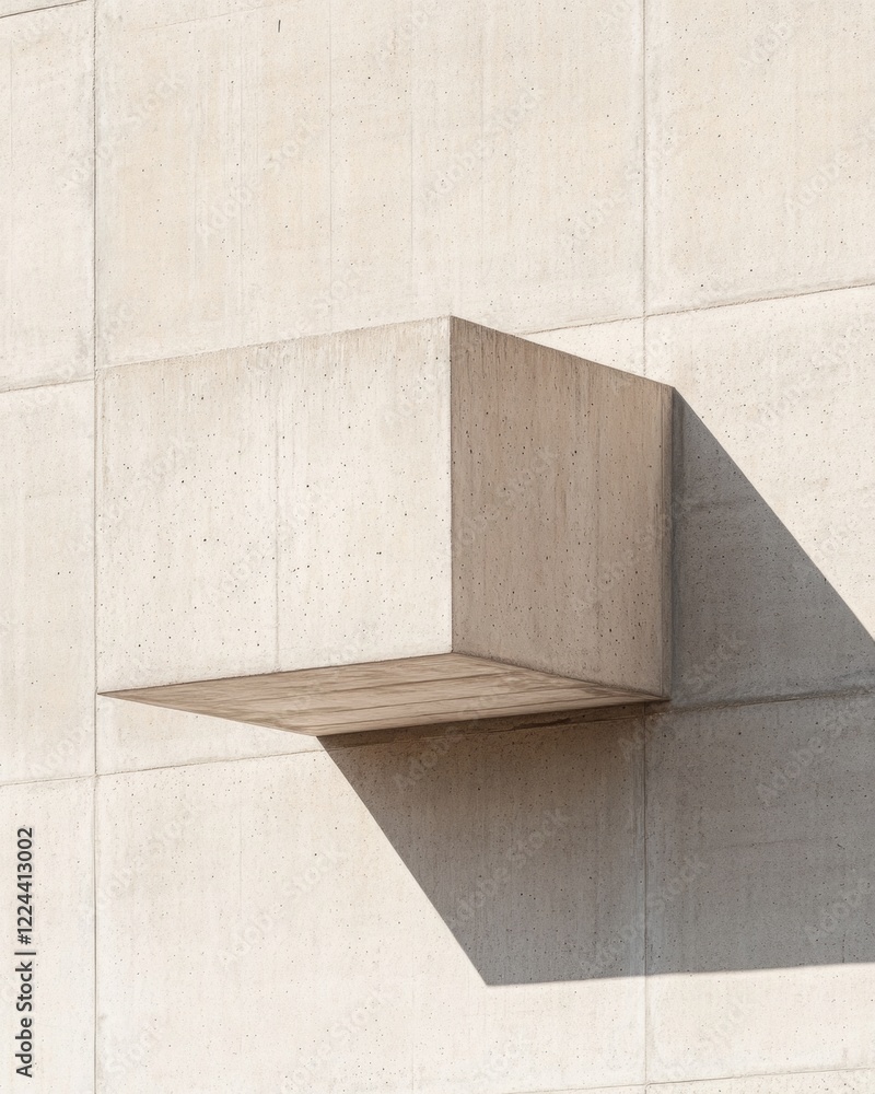 Aufkleber minimalist concrete wall design textured surface for modern architectural visuals - versatile backgr