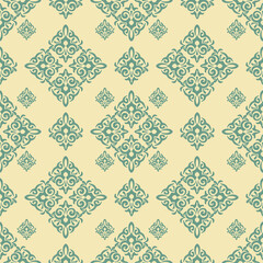 Classic Damask Seamless Pattern - Vector Illustration for Elegant Textile Design