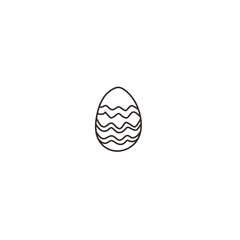 easter egg vector icon