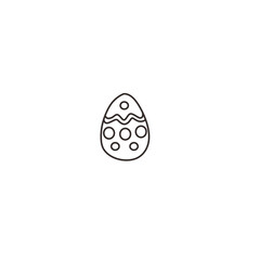 easter egg vector icon
