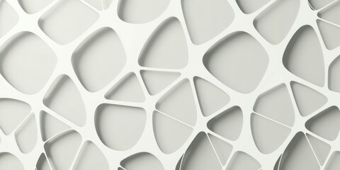 Geometric pattern of interconnected shapes forming a network of lines and curves, pattern, junction
